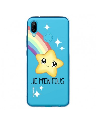 Coque Huawei P20 Lite Etoile Je M'en Fous Transparente - Maryline Cazenave