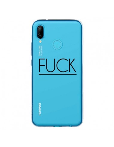 Coque Huawei P20 Lite Fuck Transparente - Maryline Cazenave