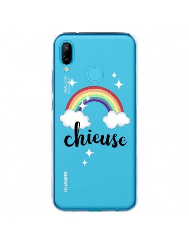 Coque Huawei P20 Lite Chieuse Arc En Ciel Transparente - Maryline Cazenave