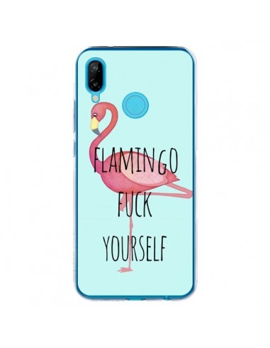 Coque Huawei P20 Lite Flamingo Fuck Yourself - Maryline Cazenave
