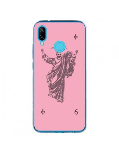 Coque Huawei P20 Lite God Pink Drake Chanteur Jeu Cartes - Mikadololo