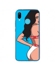 Coque Huawei P20 Lite Pop Art Femme Bleu - Mikadololo
