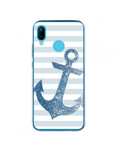 Coque Huawei P20 Lite Ancre Bleu Navire - Monica Martinez