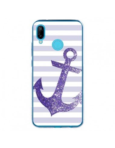 Coque Huawei P20 Lite Ancre Violet Navire - Monica Martinez