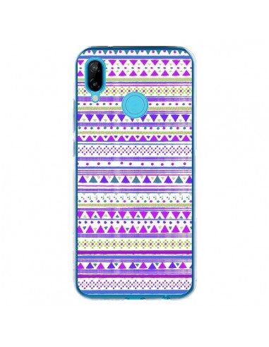 Coque Huawei P20 Lite Bandana Violet Azteque - Monica Martinez