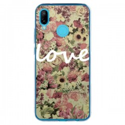 Coque Huawei P20 Lite Love Blanc Flower - Monica Martinez