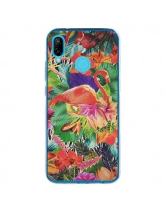 Coque Huawei P20 Lite Tropical Flamant Rose - Monica...