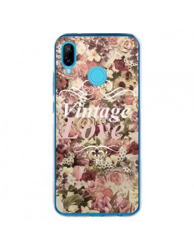 Coque Huawei P20 Lite Vintage Love Flower - Monica Martinez