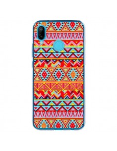 Coque Huawei P20 Lite India Style Pattern Bois Azteque -...
