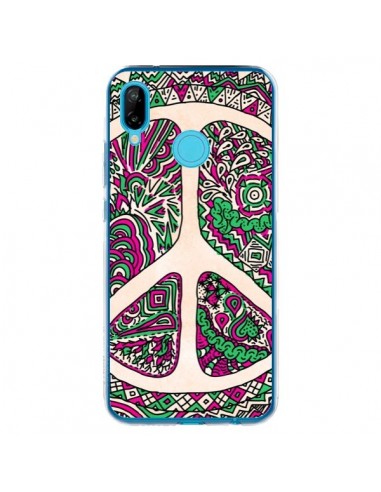 Coque Huawei P20 Lite Peace and Love Azteque Vainilla - Maximilian San