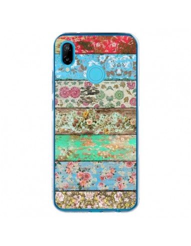 Coque Huawei P20 Lite Rococo Style Bois Fleur - Maximilian San