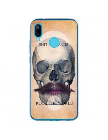 Coque Huawei P20 Lite Rock Skull Tête de Mort - Maximilian San