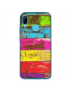 Coque Huawei P20 Lite Bois Coloré Vintage - Maximilian San