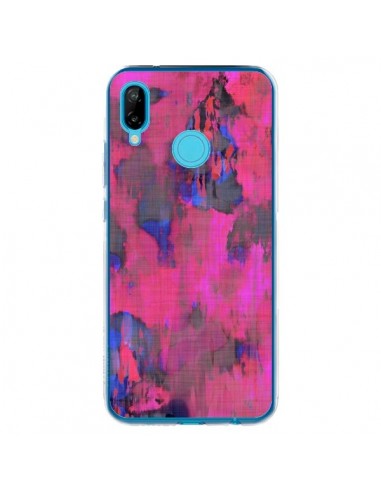 Coque Huawei P20 Lite Fleurs Rose Lysergic Pink - Maximilian San