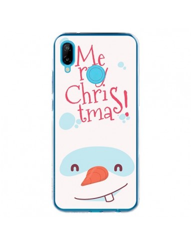 Coque Huawei P20 Lite Bonhomme de Neige Merry Christmas Noël - Nico