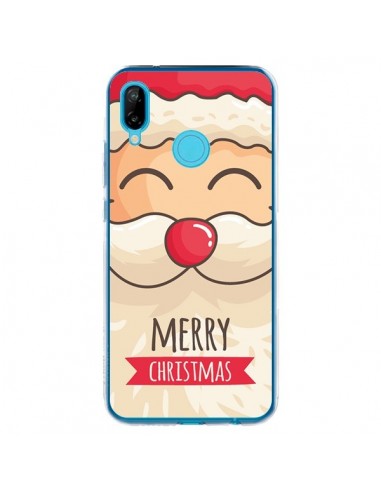 Coque Huawei P20 Lite Moustache du Père Noël Merry Christmas - Nico