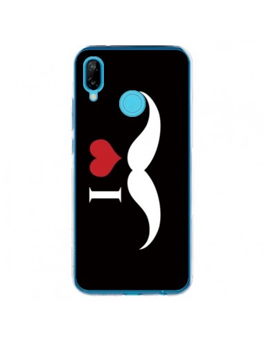 Coque Huawei P20 Lite I Love Moustache - Nico