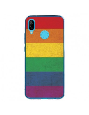 Coque Huawei P20 Lite Drapeau Arc En Ciel Gay - Nico