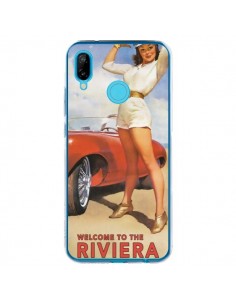 Coque Huawei P20 Lite Welcome to the Riviera Vintage Pin...