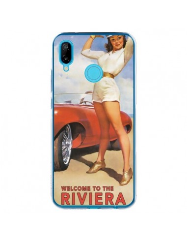 Coque Huawei P20 Lite Welcome to the Riviera Vintage Pin Up - Nico