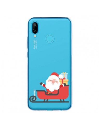 Coque Huawei P20 Lite Père Noël et son Traineau transparente - Nico