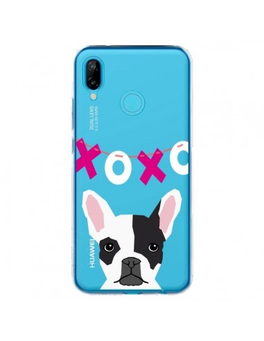 Coque Huawei P20 Lite Bulldog Français XoXo Chien Transparente - Pet Friendly