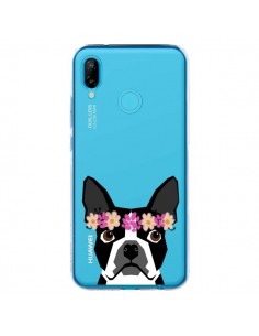 Coque Huawei P20 Lite Boston Terrier Fleurs Chien...