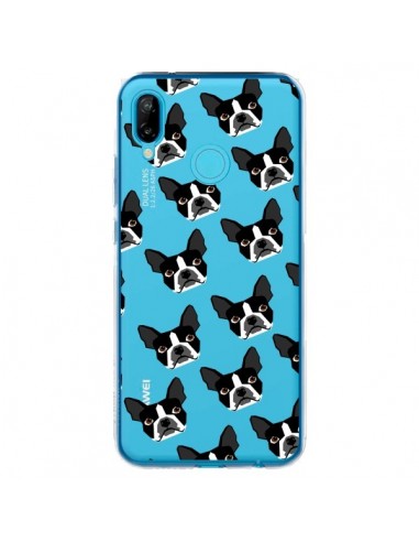 Coque Huawei P20 Lite Chiens Boston Terrier Transparente - Pet Friendly