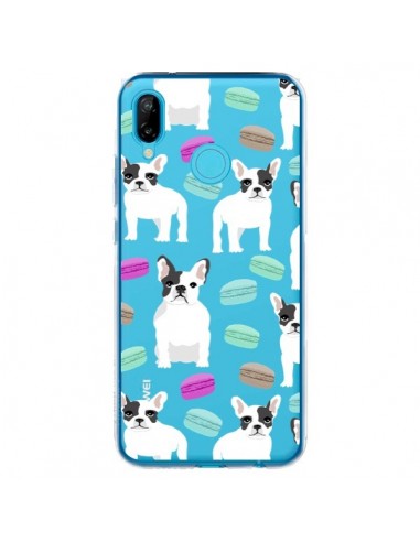 Coque Huawei P20 Lite Chiens Bulldog Français Macarons Transparente - Pet Friendly