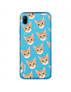 Coque Huawei P20 Lite Chats Beige Transparente - Pet...