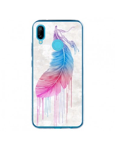 Coque Huawei P20 Lite Plume arc-en-ciel - Rachel Caldwell