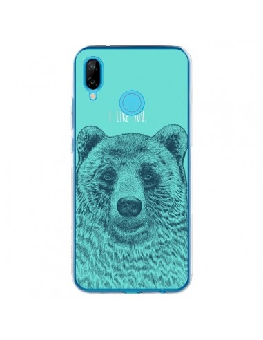 Coque Huawei P20 Lite Bear Ours I like You - Rachel Caldwell