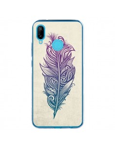 Coque Huawei P20 Lite Feather Plume Arc En Ciel - Rachel...