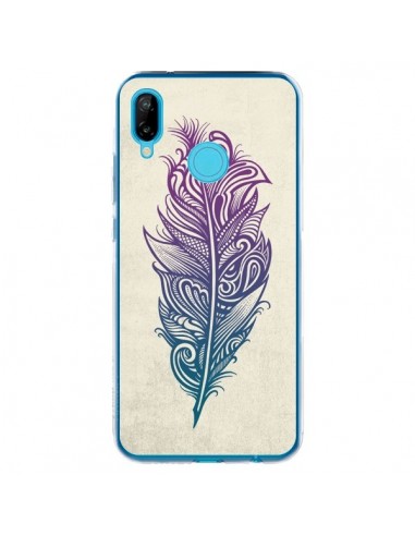 Coque Huawei P20 Lite Feather Plume Arc En Ciel - Rachel Caldwell