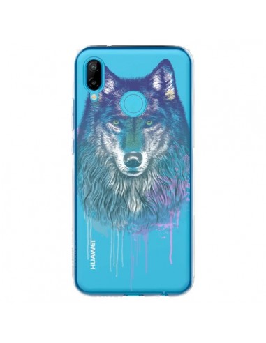 Coque Huawei P20 Lite Loup Wolf Animal Transparente - Rachel Caldwell