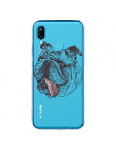 Coque Huawei P20 Lite Chien Bulldog Dog Transparente - Rachel Caldwell