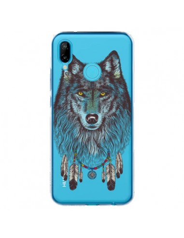 Coque Huawei P20 Lite Loup Wolf Attrape Reves Transparente - Rachel Caldwell
