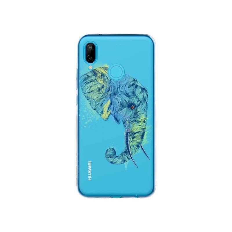 Coque Huawei P20 Lite Elephant Elefant Transparente - Rachel Caldwell