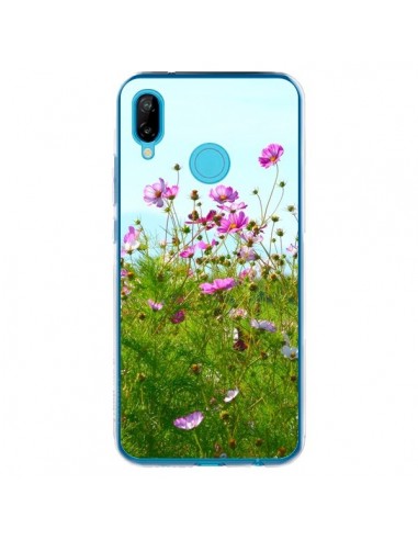 Coque Huawei P20 Lite Fleurs Roses Champ - R Delean