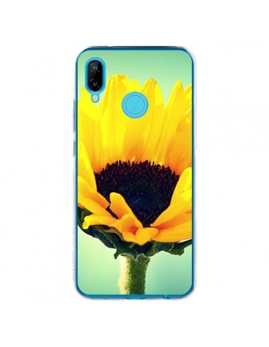 Coque Huawei P20 Lite Tournesol Zoom Fleur - R Delean