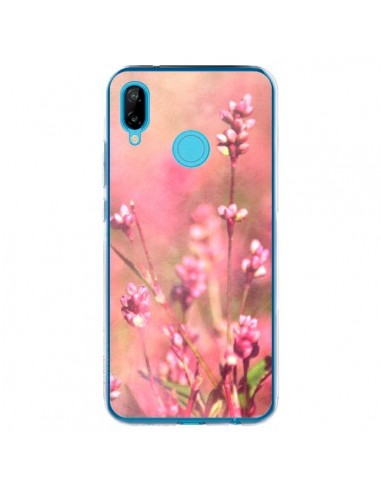 Coque Huawei P20 Lite Fleurs Bourgeons Roses - R Delean