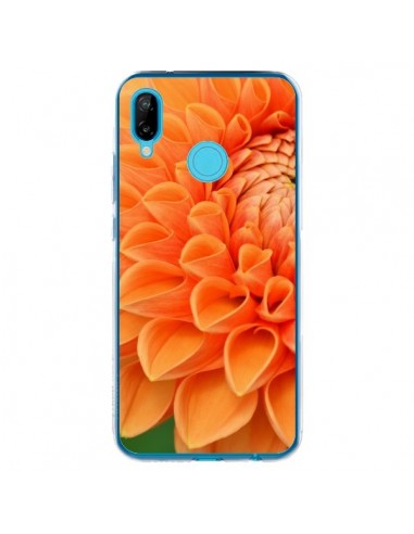 Coque Huawei P20 Lite Fleurs oranges flower - R Delean