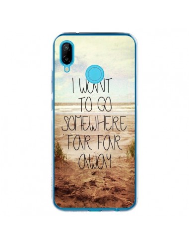 Coque Huawei P20 Lite I want to go somewhere - Sylvia Cook