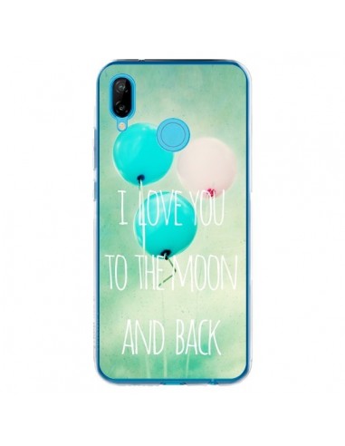 Coque Huawei P20 Lite I love you to the moon and back - Sylvia Cook