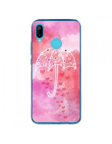 Coque Huawei P20 Lite Parapluie Coeur Love Amour - Sylvia Cook