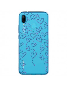 Coque Huawei P20 Lite Floating hearts coeurs flottants...