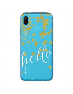 Coque Huawei P20 Lite Hello, Bonjour Transparente -...