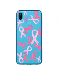 Coque Huawei P20 Lite Pink Ribbons Ruban Rose...