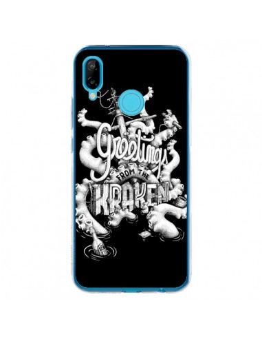 Coque Huawei P20 Lite Greetings from the kraken Tentacules Poulpe - Senor Octopus