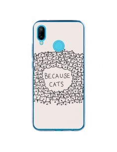 Coque Huawei P20 Lite Because Cats chat - Santiago Taberna